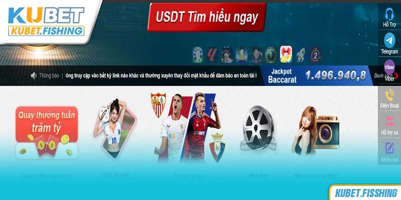 Các hình thức hỗ trợ được cập nhật chi tiết tại trang chủ Kubet